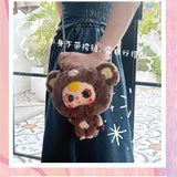 Baby Three 'Big Head' Baby Zipper Bag Plush Blind Box