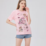 Retro Make Up Kitty T-shirt Nichesou