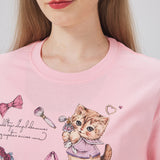 Retro Make Up Kitty T-shirt Nichesou
