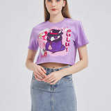 Plague Doctor Boba Tea Cropped T-shirt Nichesou