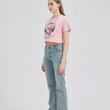 Two-Headed Lamb Cropped T-shirt Nichesou
