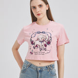 Two-Headed Lamb Cropped T-shirt Nichesou