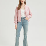 Strawberry Milk Embroidered Knit Cardigan Nichesou