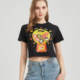 Gachapon Wounded Bunny Cropped T-shirt Nichesou