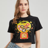 Gachapon Wounded Bunny Cropped T-shirt Nichesou