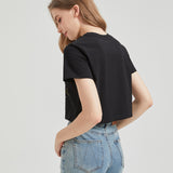 Gachapon Wounded Bunny Cropped T-shirt Nichesou