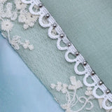 Turquoise Elves Buckle Lace-up Waist Spaghetti Straps Dress