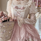 Flower Wedding Princess High Waist Vintage Lolita Dress
