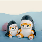 Mofusand Cat in Shark Costume Sitting 12 Inch
