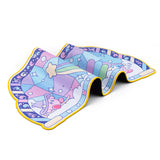 Rainbow Kirby Inspired Keyboard Gaming Mouse Pad