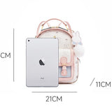 Miffy PU Leather Mini Backpack Pink/Blue