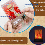 One Piece Liquid Glitter LIGHT Acrylic Stand