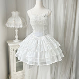 The Sweet White Princess Flounce Hemline Lolita Dress