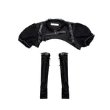 Imprisonment V-neckline Punk Jumper Dress Full Set