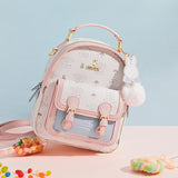 Miffy PU Leather Mini Backpack Pink/Blue