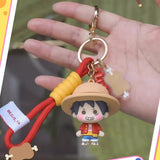 One Piece 3D CHIBI Character Strap Keychain
