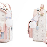 Miffy PU Leather Mini Backpack Pink/Blue