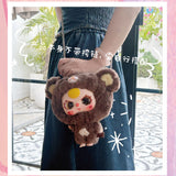 Baby Three 'Big Head' Baby Zipper Bag Plush Blind Box