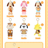 Peanuts Snoopy Bakery Plush Keychain Blind Box