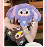 Baby Three 'Big Head' Baby Zipper Bag Plush Blind Box