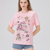 Retro Make Up Kitty T-shirt Nichesou