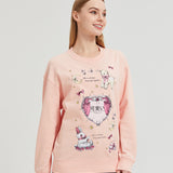 Lovely Bunny and Lamb Sweatshirt COTTON Nichesou