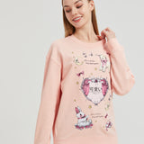 Lovely Bunny and Lamb Sweatshirt COTTON Nichesou