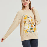 Harvest Rabbit with Lantern Sweatshirt COTTON Nichesou