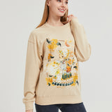 Harvest Rabbit with Lantern Sweatshirt COTTON Nichesou