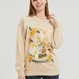 Harvest Rabbit with Lantern Sweatshirt COTTON Nichesou