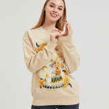 Harvest Rabbit with Lantern Sweatshirt COTTON Nichesou