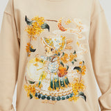 Harvest Rabbit with Lantern Sweatshirt COTTON Nichesou