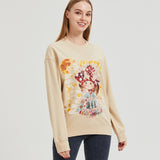 Mushroom Rabbit Under the Moon Sweatshirt COTTON Nichesou