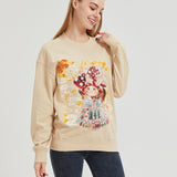 Mushroom Rabbit Under the Moon Sweatshirt COTTON Nichesou