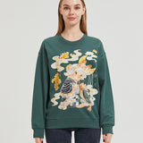 Harvest Rabbit Knitting Sweatshirt COTTON Nichesou