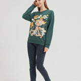 Harvest Rabbit Knitting Sweatshirt COTTON Nichesou