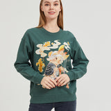 Harvest Rabbit Knitting Sweatshirt COTTON Nichesou