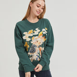 Harvest Rabbit Knitting Sweatshirt COTTON Nichesou