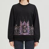 Blossom Skeleton Sweatshirt COTTON Nichesou