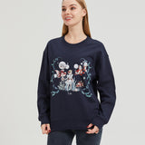 Girl with Fish Under the Sea Sweatshirt COTTON Nichesou