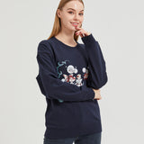 Girl with Fish Under the Sea Sweatshirt COTTON Nichesou