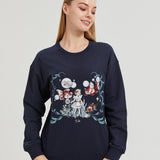 Girl with Fish Under the Sea Sweatshirt COTTON Nichesou