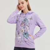 Musical Morning Glory Girl Hoodie COTTON Thin Nichesou