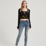 Dark Moon Night Knit Shrug Crop Cardigan