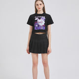 Demon Evil Fox Cropped T-shirt Nichesou