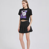 Demon Evil Fox Cropped T-shirt Nichesou