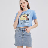 Chicken Wanted Poster Cropped T-shirt Nichesou