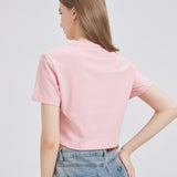 Nine Tail Fox Cropped T-shirt Nichesou PINK