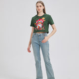 Forest Fox Cropped T-shirt Nichesou