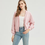 Strawberry Milk Embroidered Knit Cardigan Nichesou